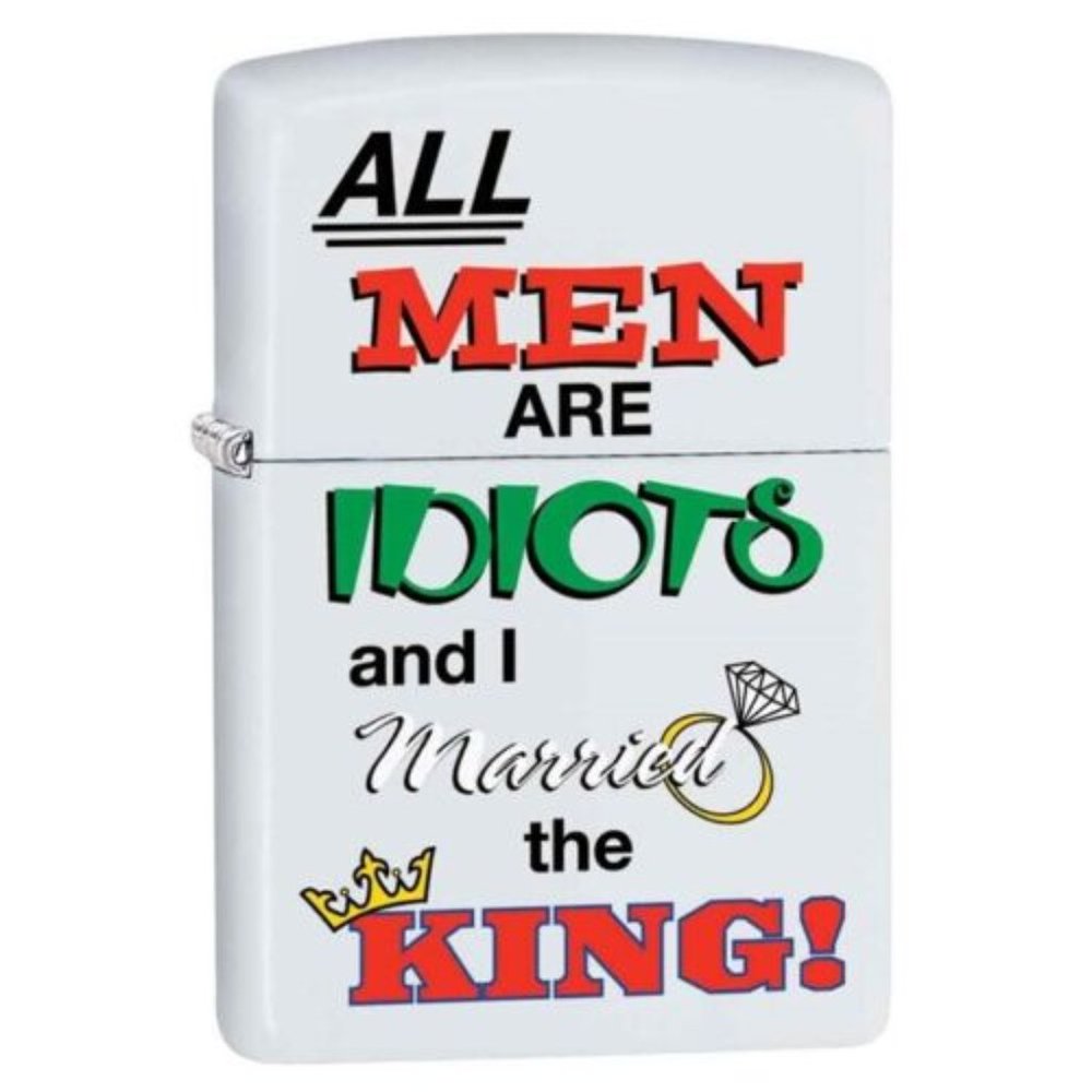 Cool Men Are Idiots ZIPPO LIGHTER